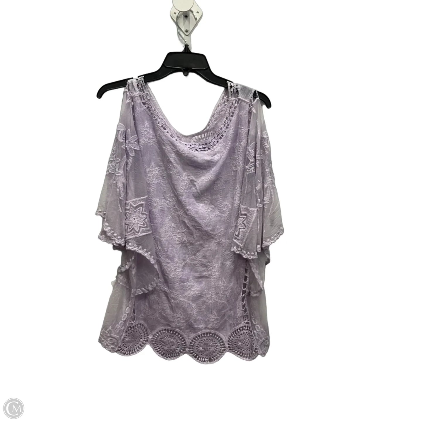 Swimwear Cover-up By Clothes Mentor In Purple, Size: S