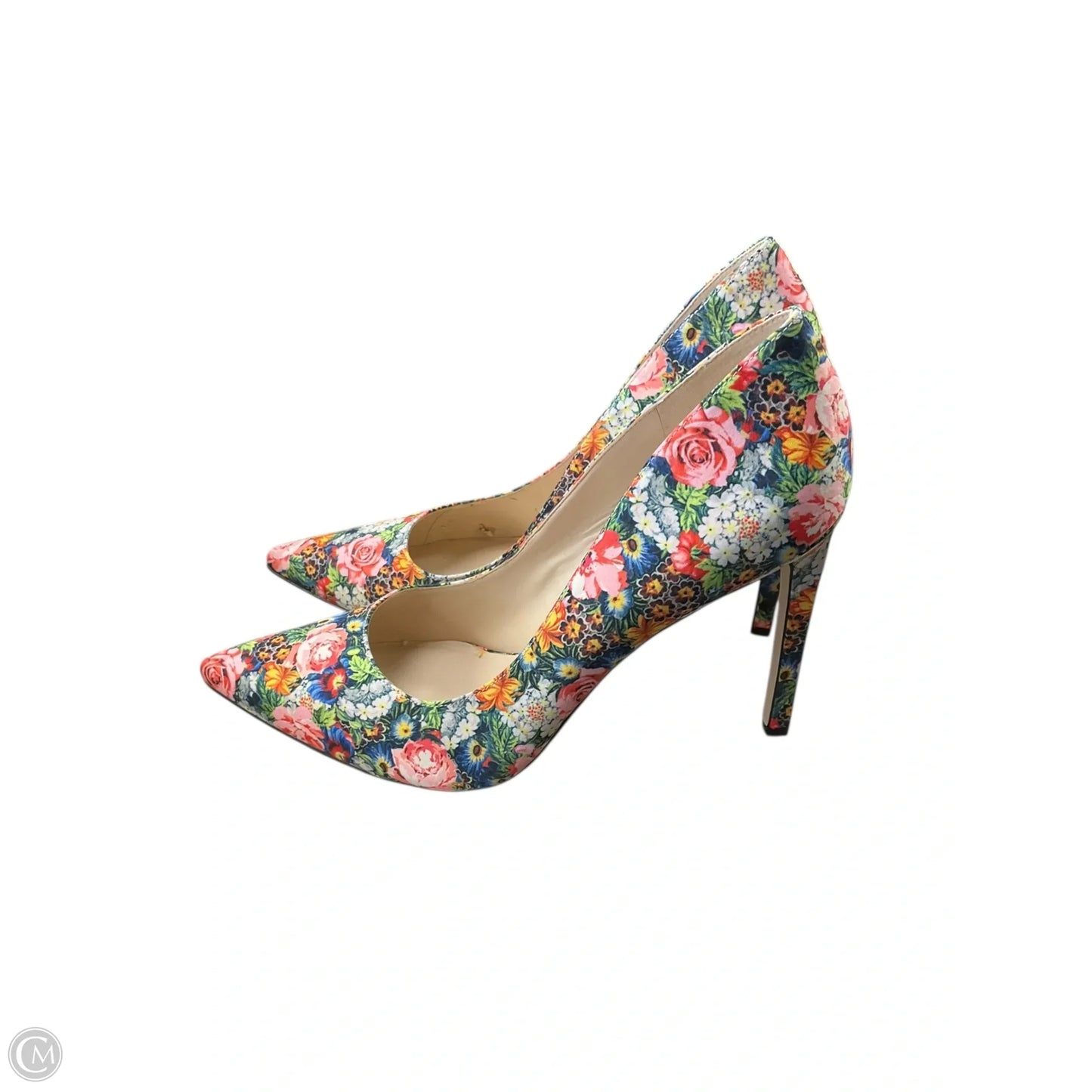 Shoes Heels Stiletto By Nine West In Floral Print, Size: 11