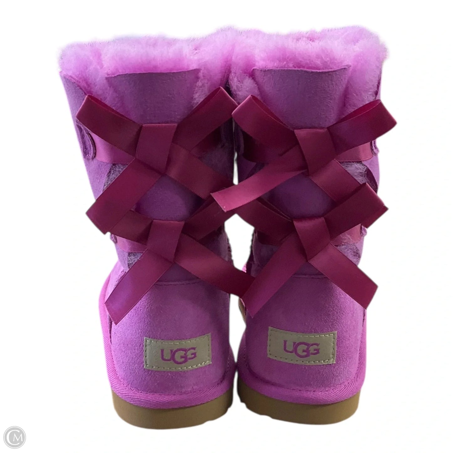 Boots Designer By Ugg In Pink, Size: 6
