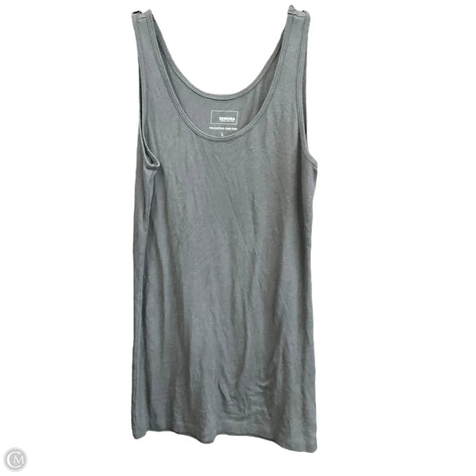 Tank Top By Sonoma In Grey, Size: L