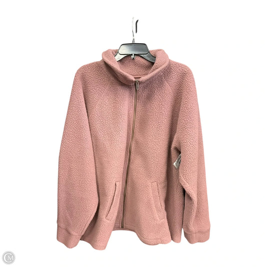 Jacket Fleece By Torrid In Purple, Size: S