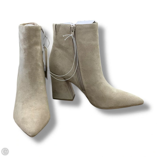 Boots Ankle Heels By A New Day In Tan, Size: 10