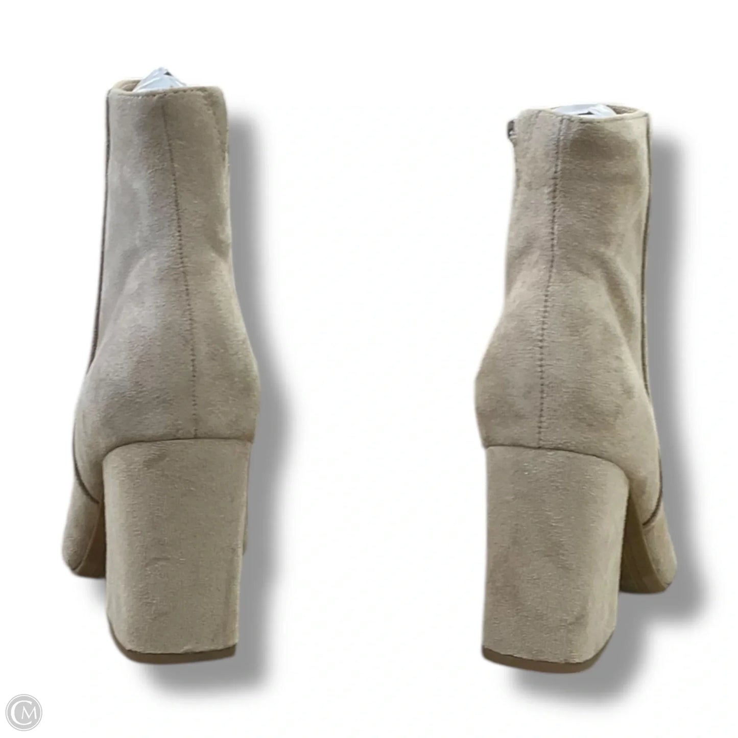 Boots Ankle Heels By A New Day In Tan, Size: 10