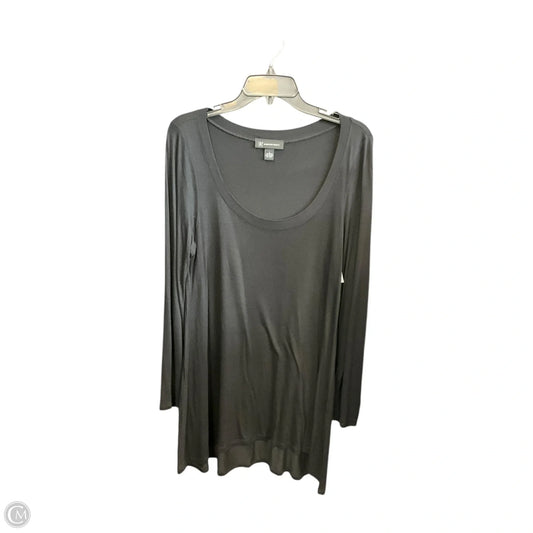 Top Long Sleeve Basic By Inc In Black, Size: L