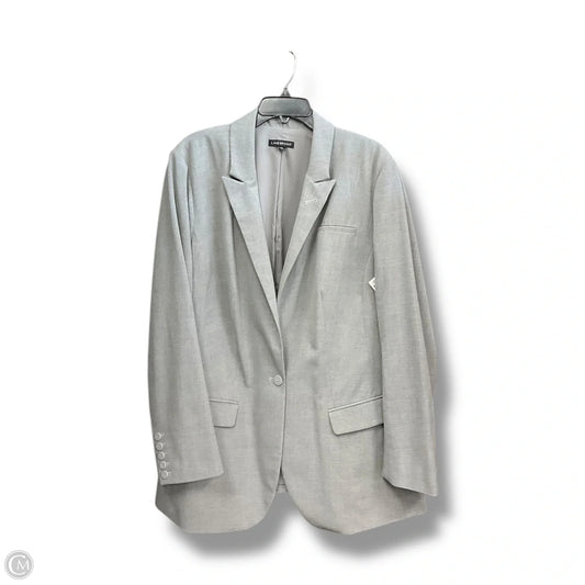 Blazer By Lane Bryant In Grey, Size: 2x