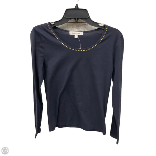 Top Long Sleeve By Ellen Tracy In Black, Size: S