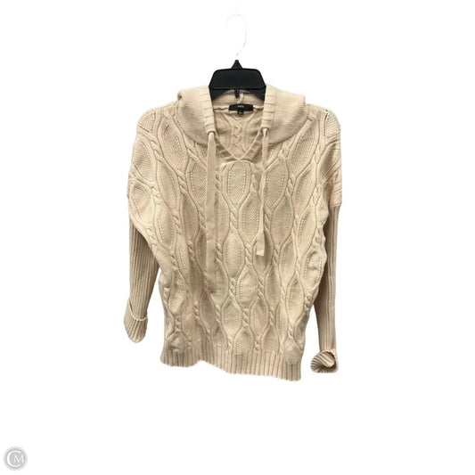 Sweatshirt Hoodie By Fate In Cream, Size: L