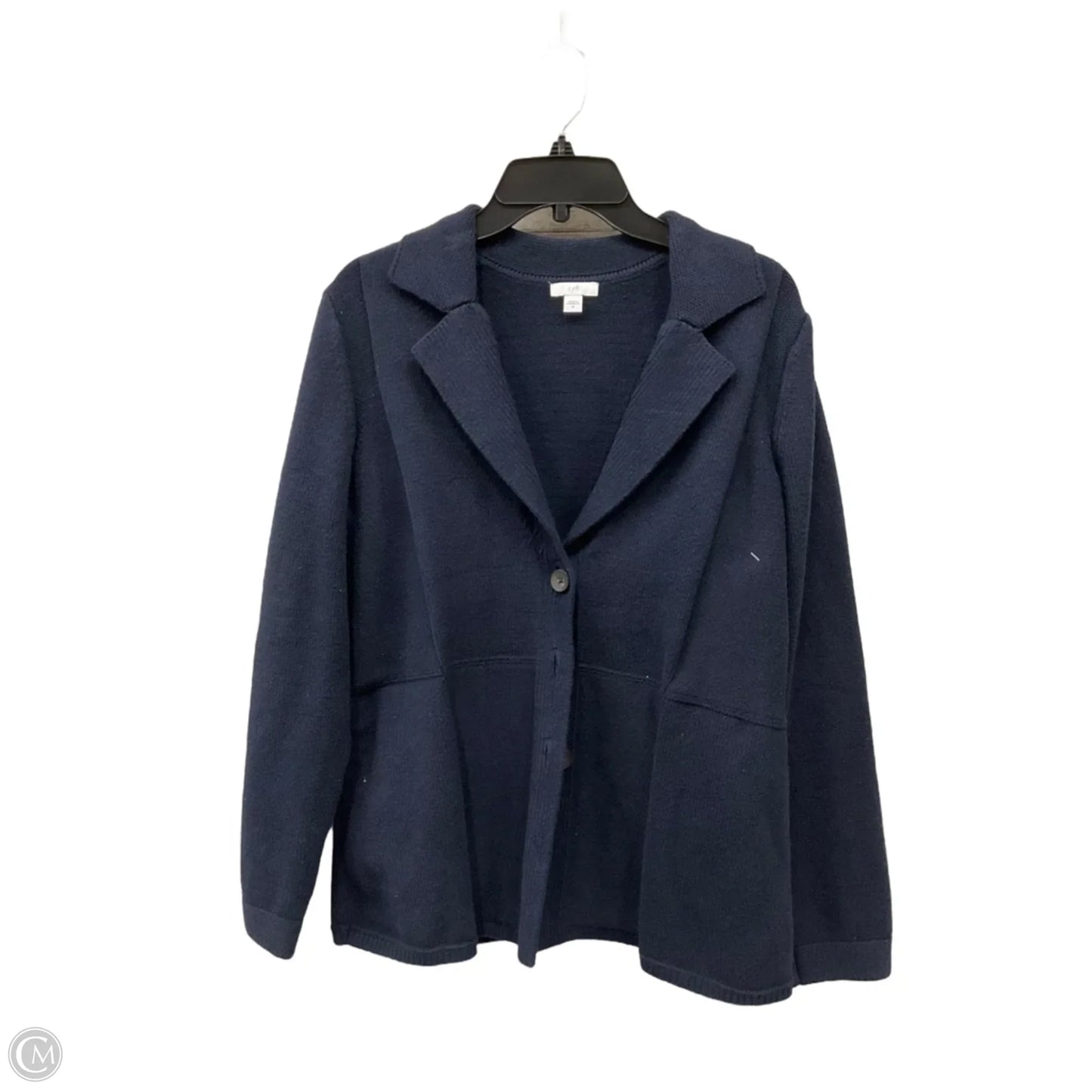 Sweater Cardigan By J. Jill In Blue, Size: M