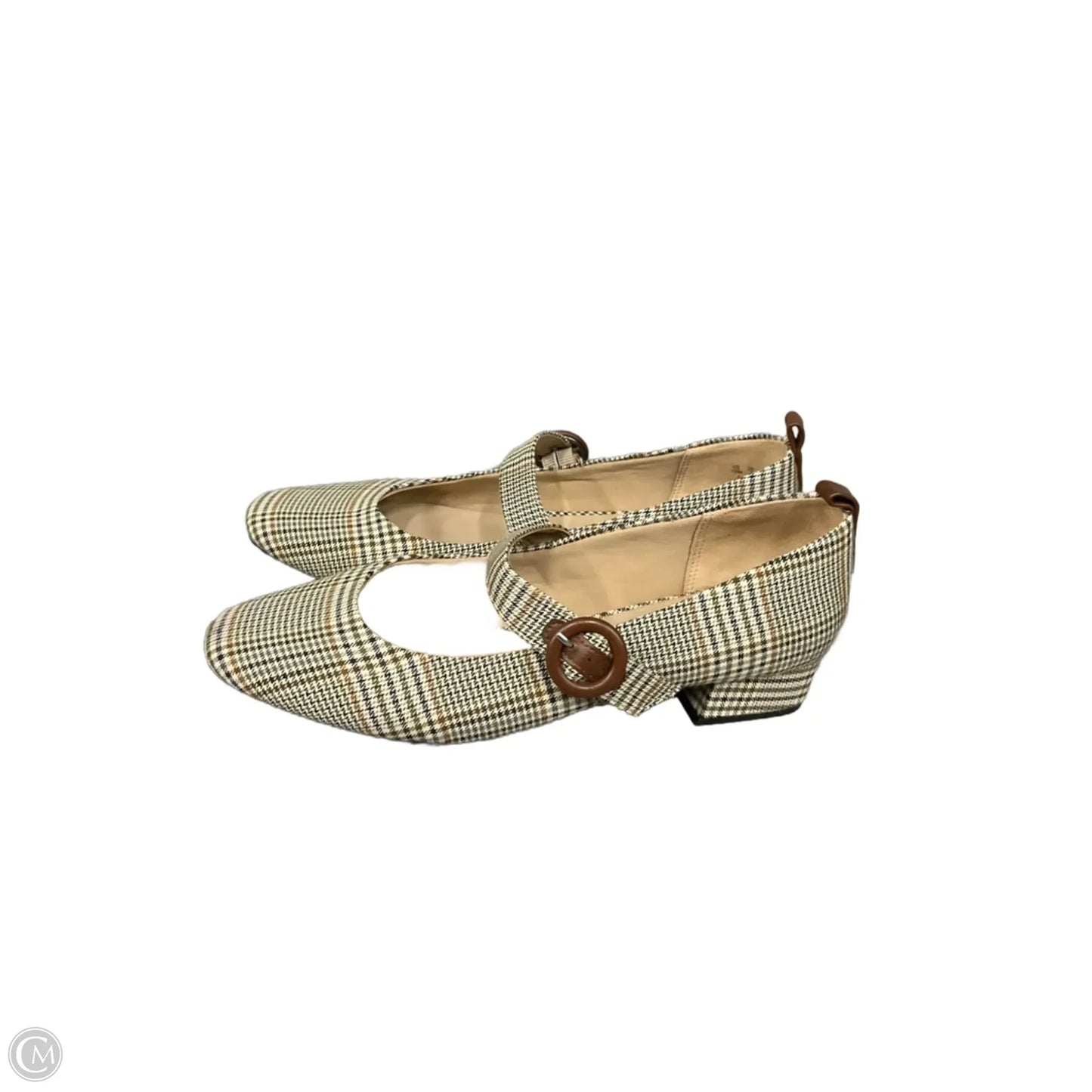Shoes Flats By Life Stride In Plaid Pattern, Size: 10