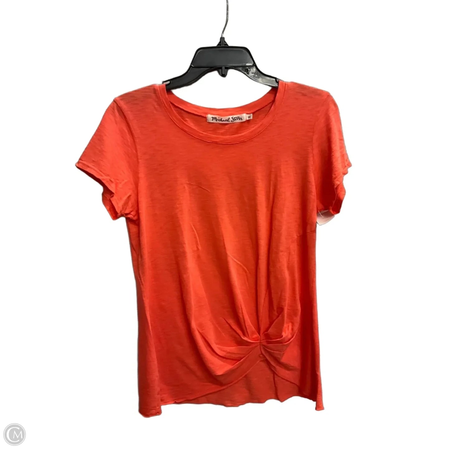 Top Short Sleeve Basic By Michael Stars In Orange, Size: S
