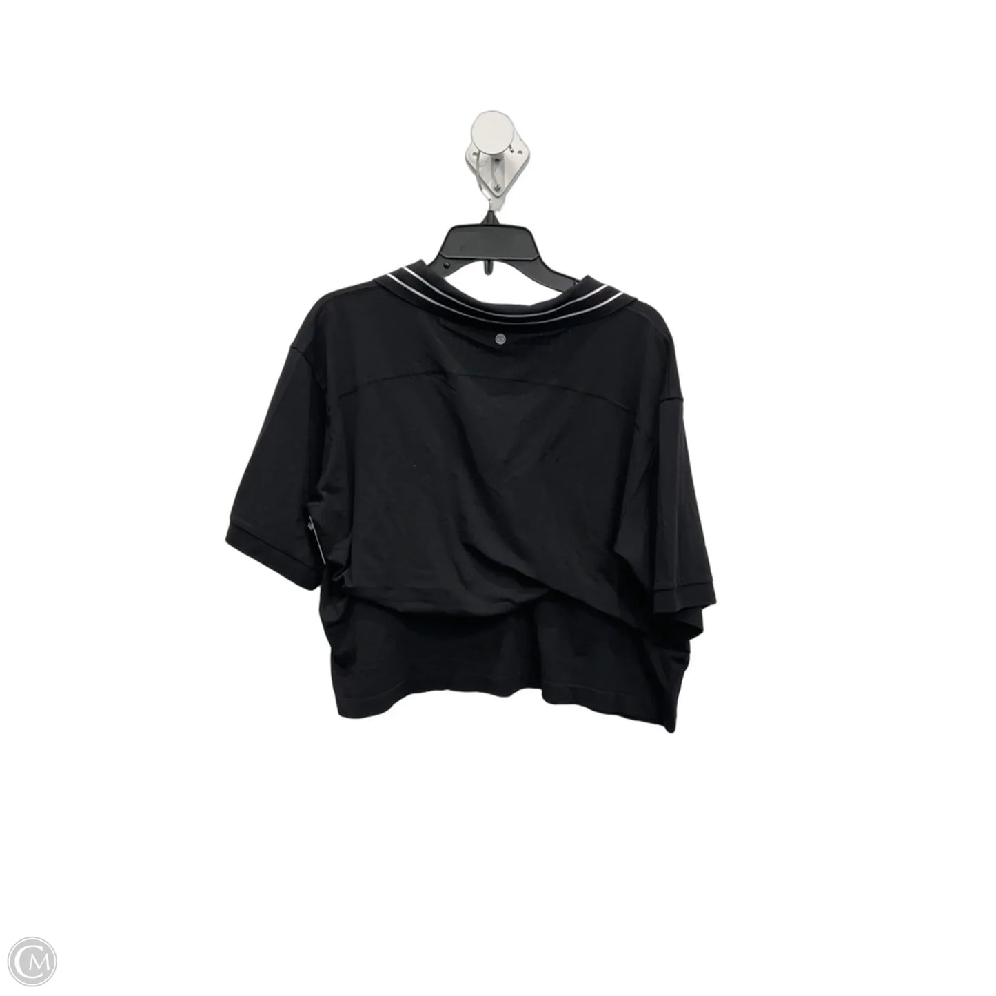 Athletic Top Short Sleeve By Calia In Black, Size: L
