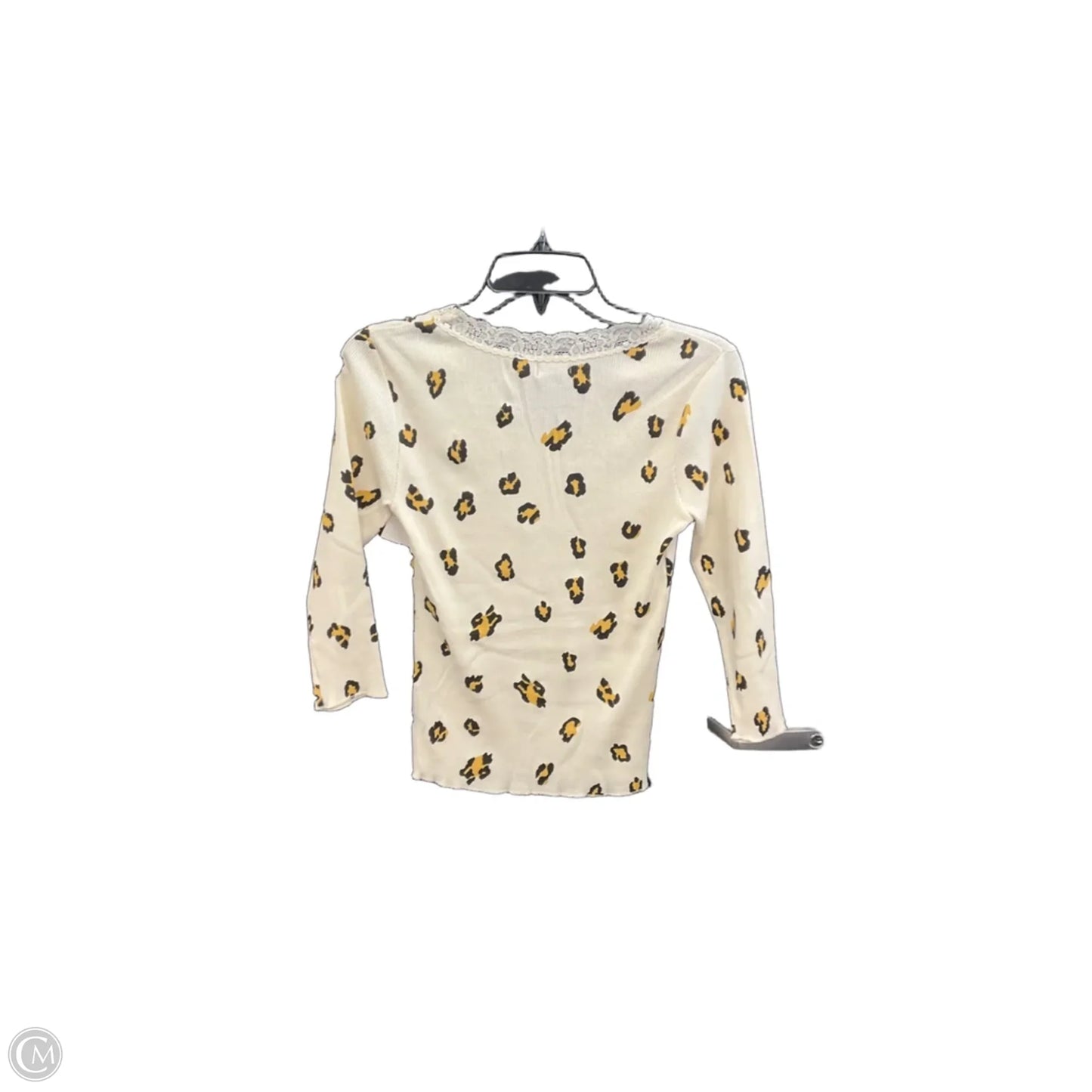 Top Long Sleeve By Harve Bernard In Animal Print, Size: S