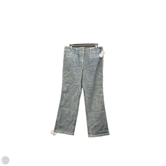 Jeans Wide Leg By Ann Taylor In Blue Denim, Size: 8