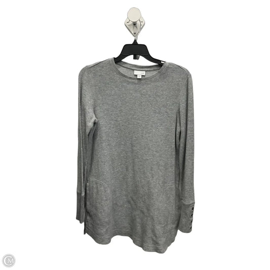Top Long Sleeve By J. Jill In Grey, Size: Xs