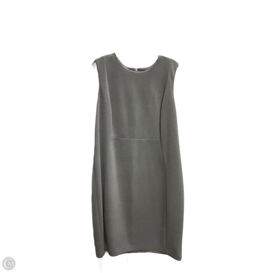 Dress Casual Maxi By Calvin Klein In Grey, Size: 1x