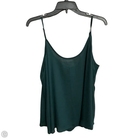 Top Sleeveless By Apt 9 In Green, Size: Xl