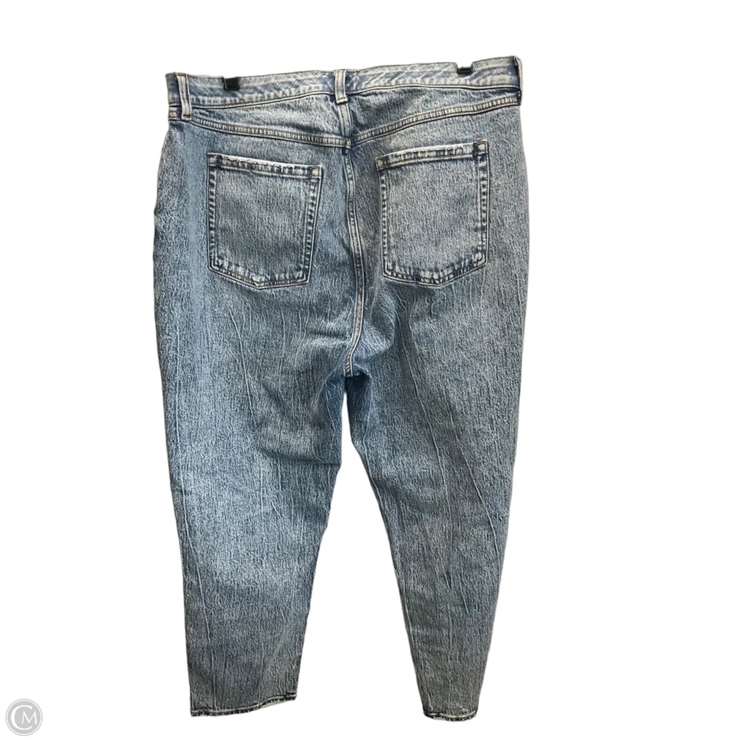 Jeans Straight By Torrid In Blue Denim, Size: 16