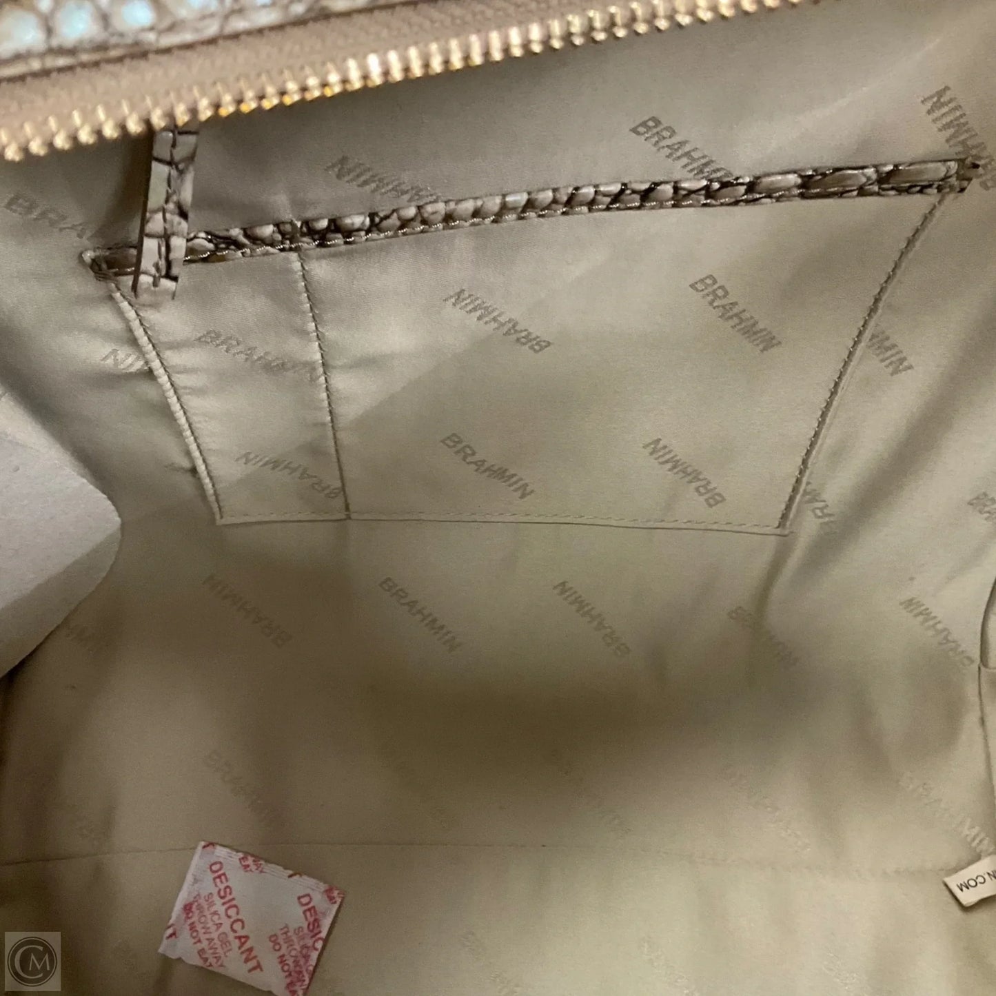 Handbag Designer By Brahmin, Size: Large