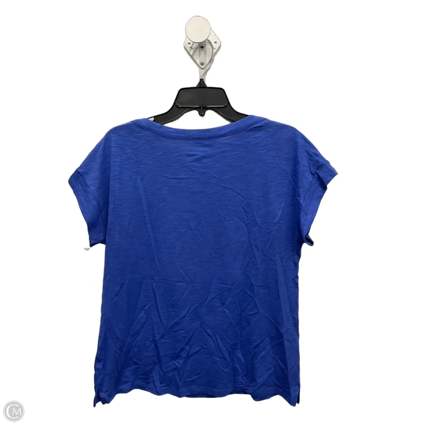 Top Short Sleeve By Talbots In Blue, Size: S