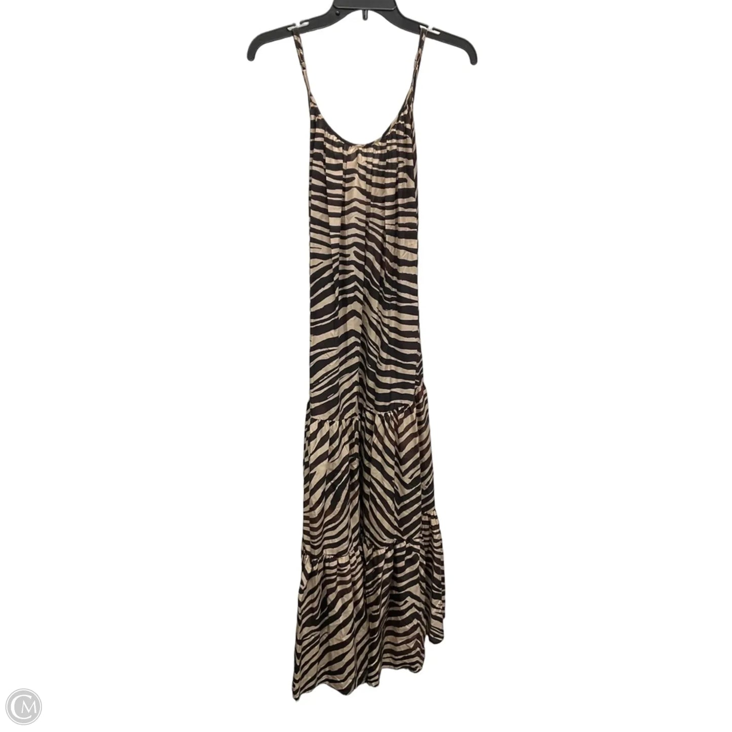 Dress Casual Maxi By Banana Republic In Brown, Size: M