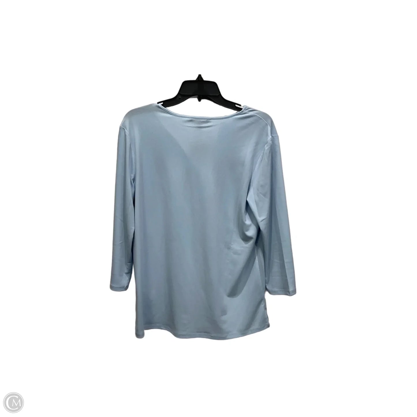 Top Long Sleeve By Banana Republic In Blue, Size: M