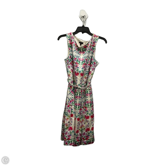 Dress Casual Midi By Talbots In Floral Print, Size: Lp