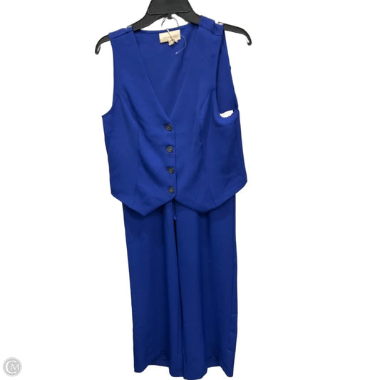 Pants Set 2pc By Melloday In Blue, Size: Xs