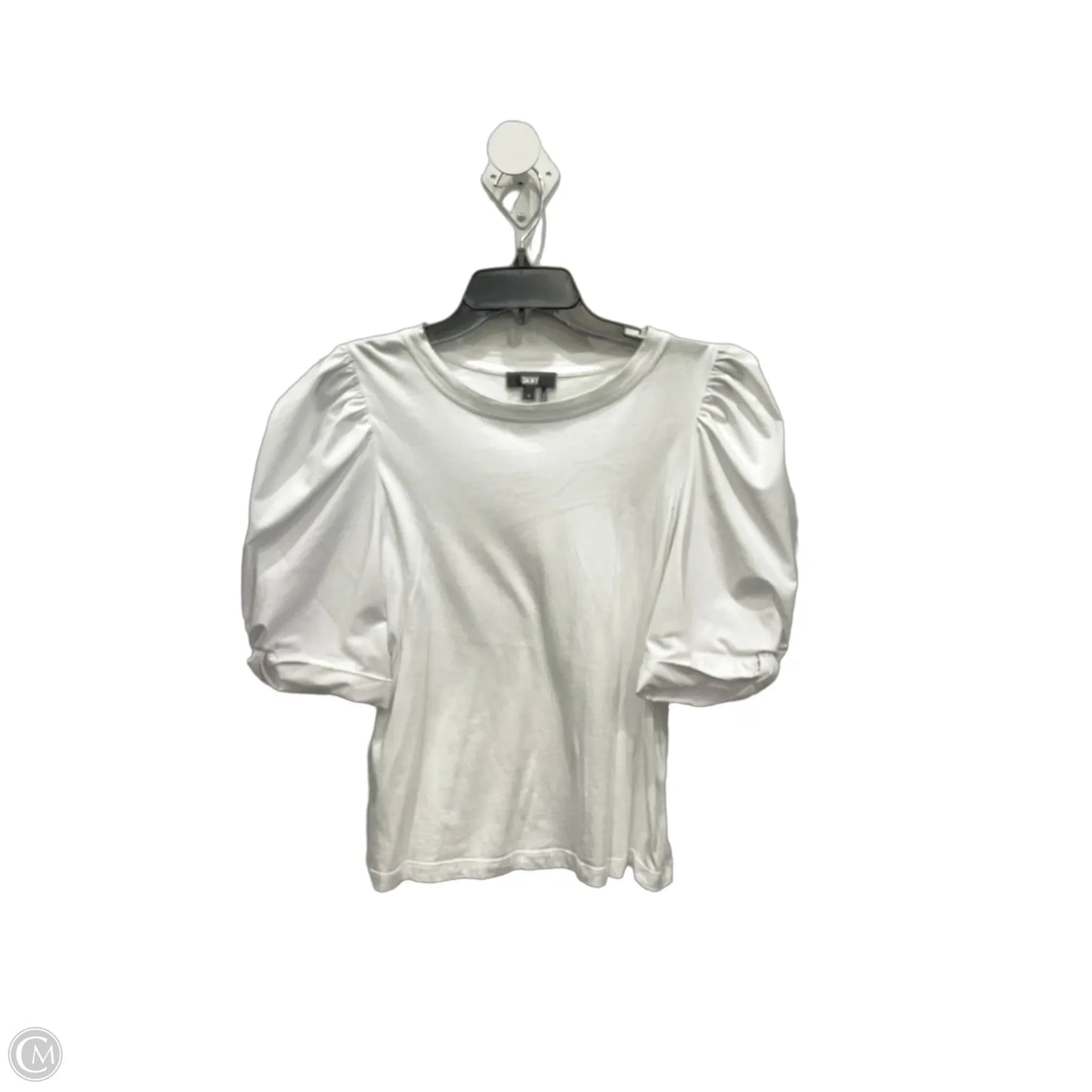 Top Short Sleeve Basic By Dkny In White, Size: S