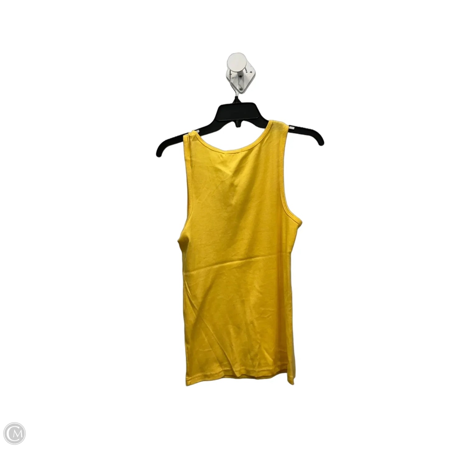 Top Sleeveless Basic By Clothes Mentor In Yellow, Size: L