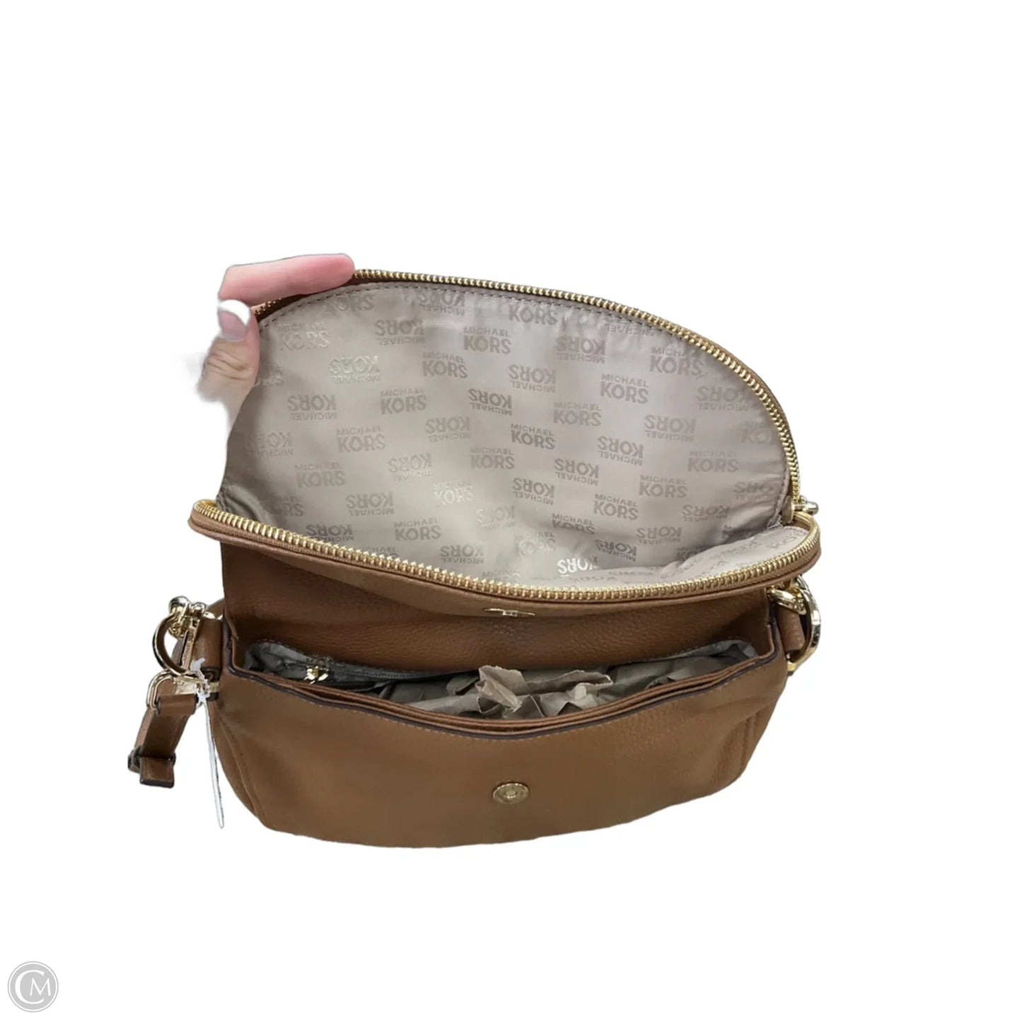 Crossbody Designer By Michael Kors, Size: Medium