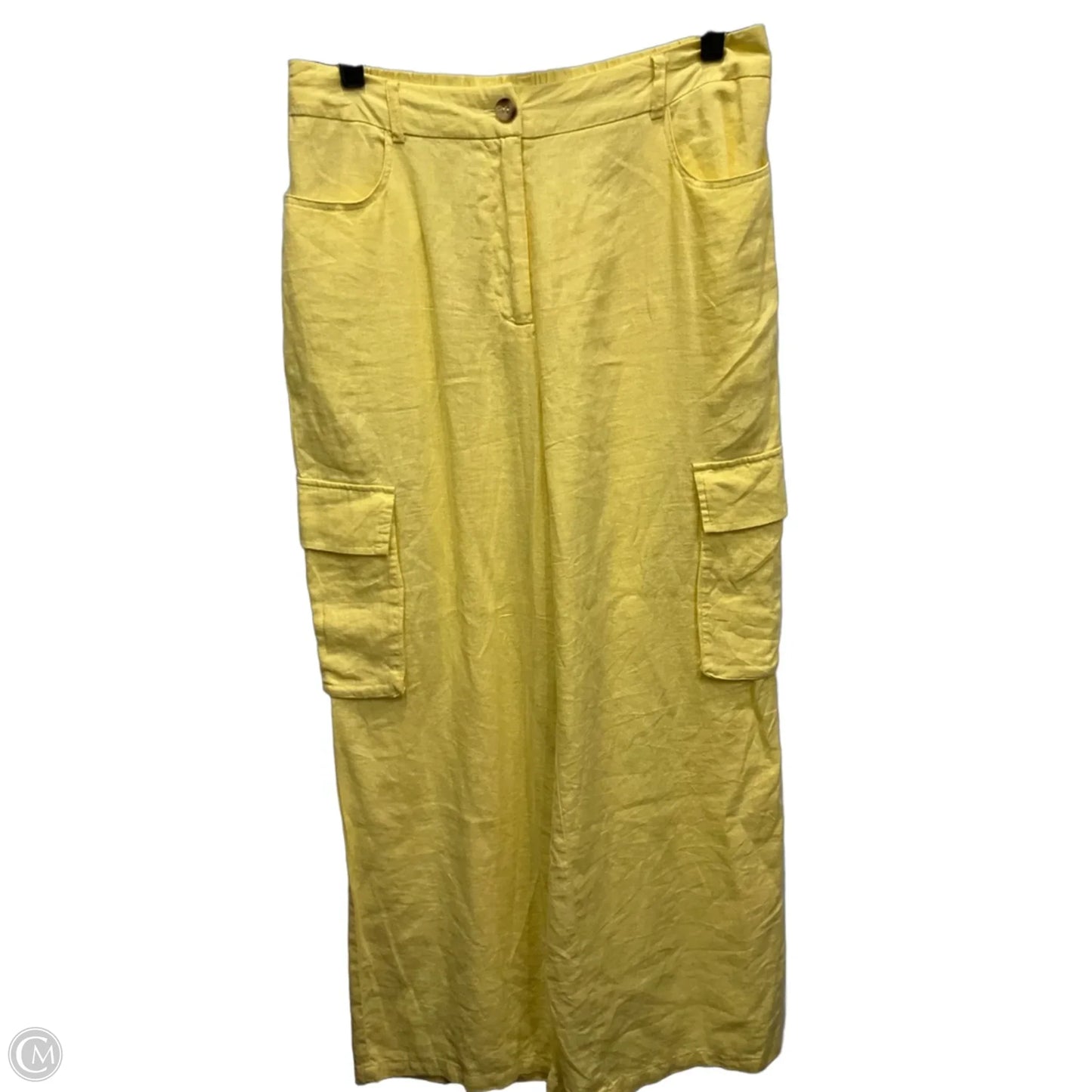 Pants Linen By Sincerely Jules In Yellow, Size: L
