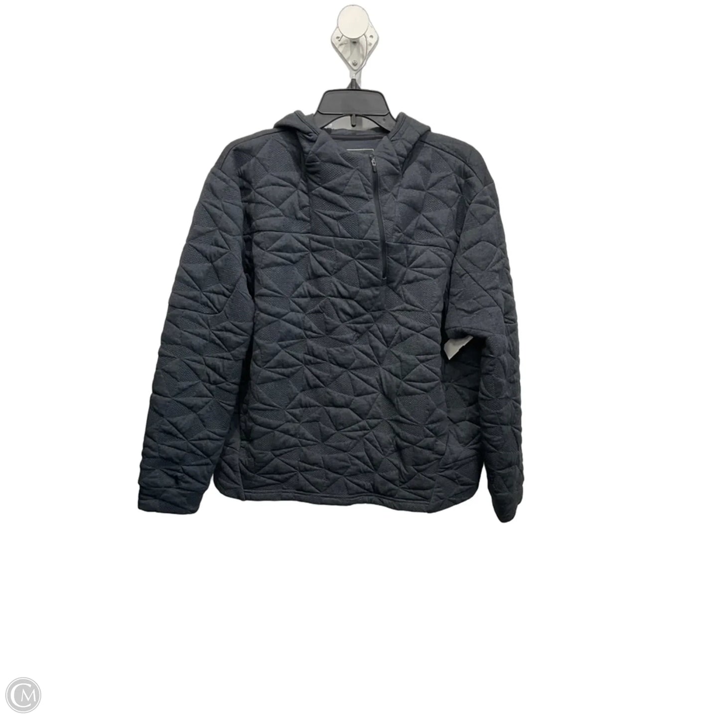 Athletic Top Long Sleeve Hoodie By The North Face In Grey, Size: Xl