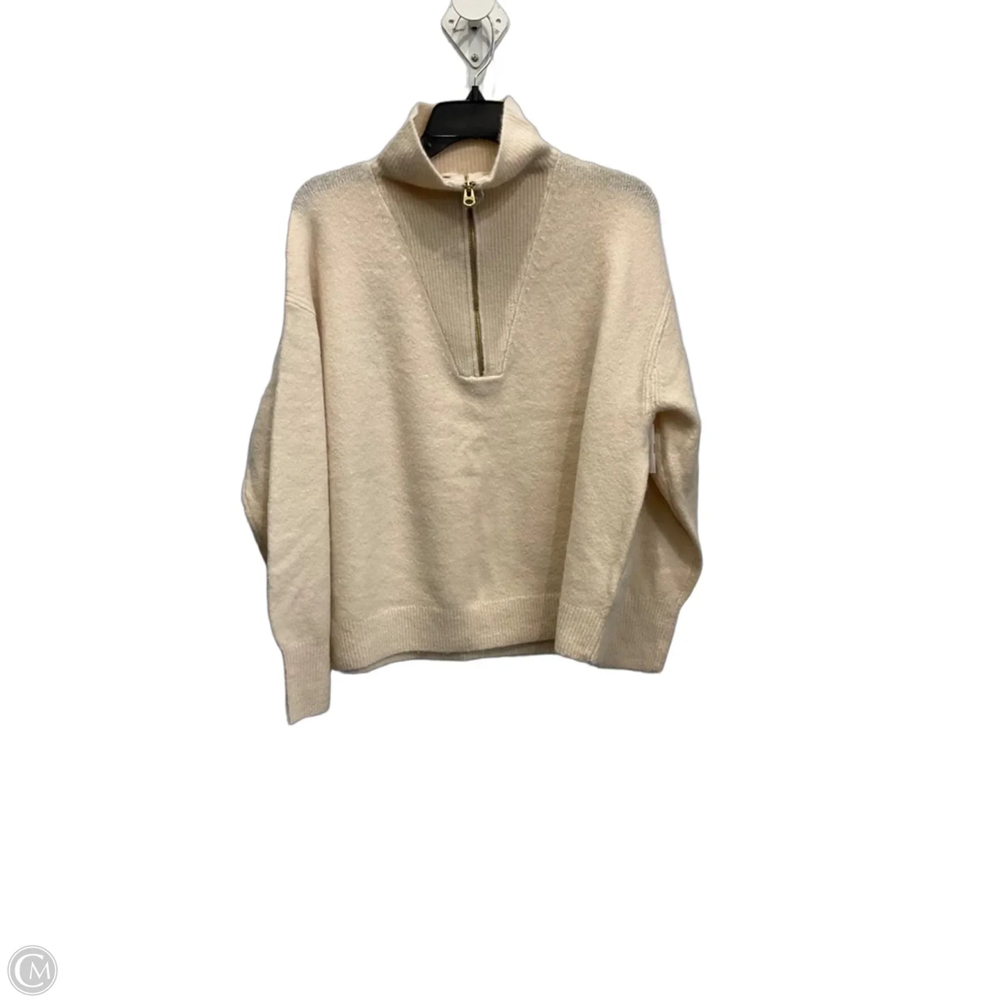 Sweater By J. Crew In Cream, Size: L