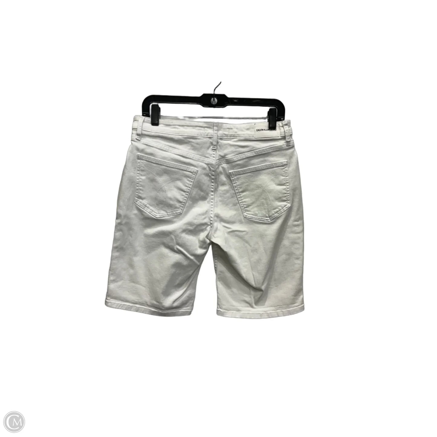 Shorts By Calvin Klein In White, Size: M