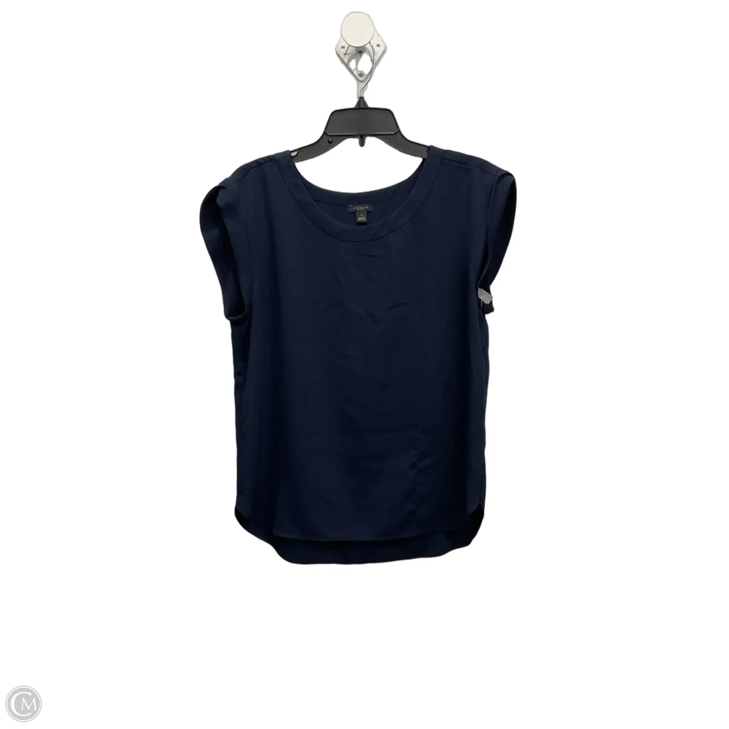 Top Sleeveless Basic By Ann Taylor In Navy, Size: M