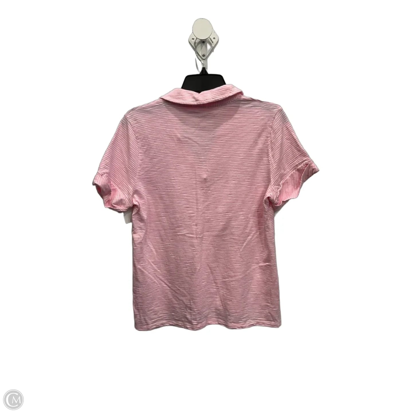 Top Short Sleeve By Talbots In Pink, Size: Lp