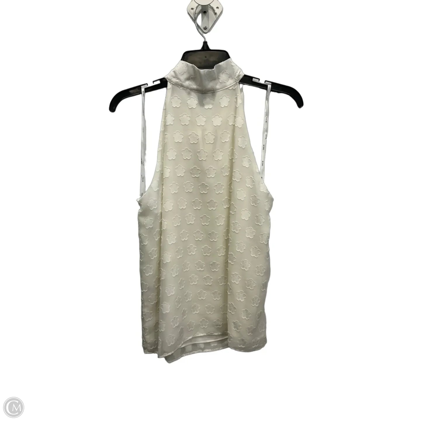 Top Sleeveless By Bcbg In Ivory, Size: M