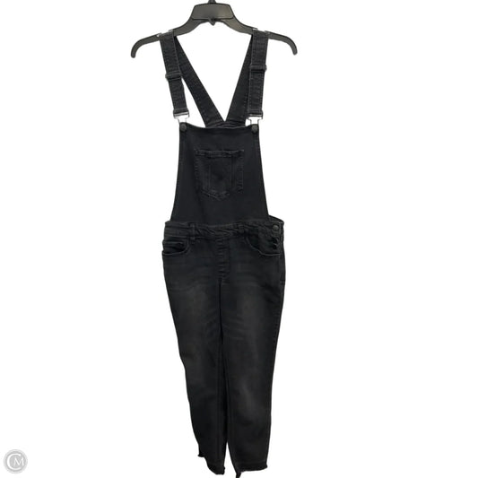 Overalls By Refuge In Black Denim, Size: L