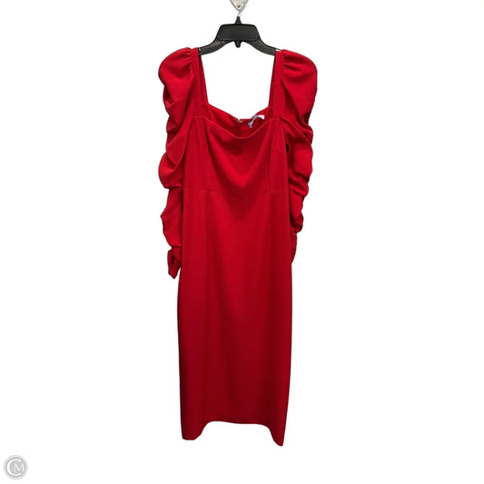 Dress Party Midi By Antonio Melani In Red, Size: M