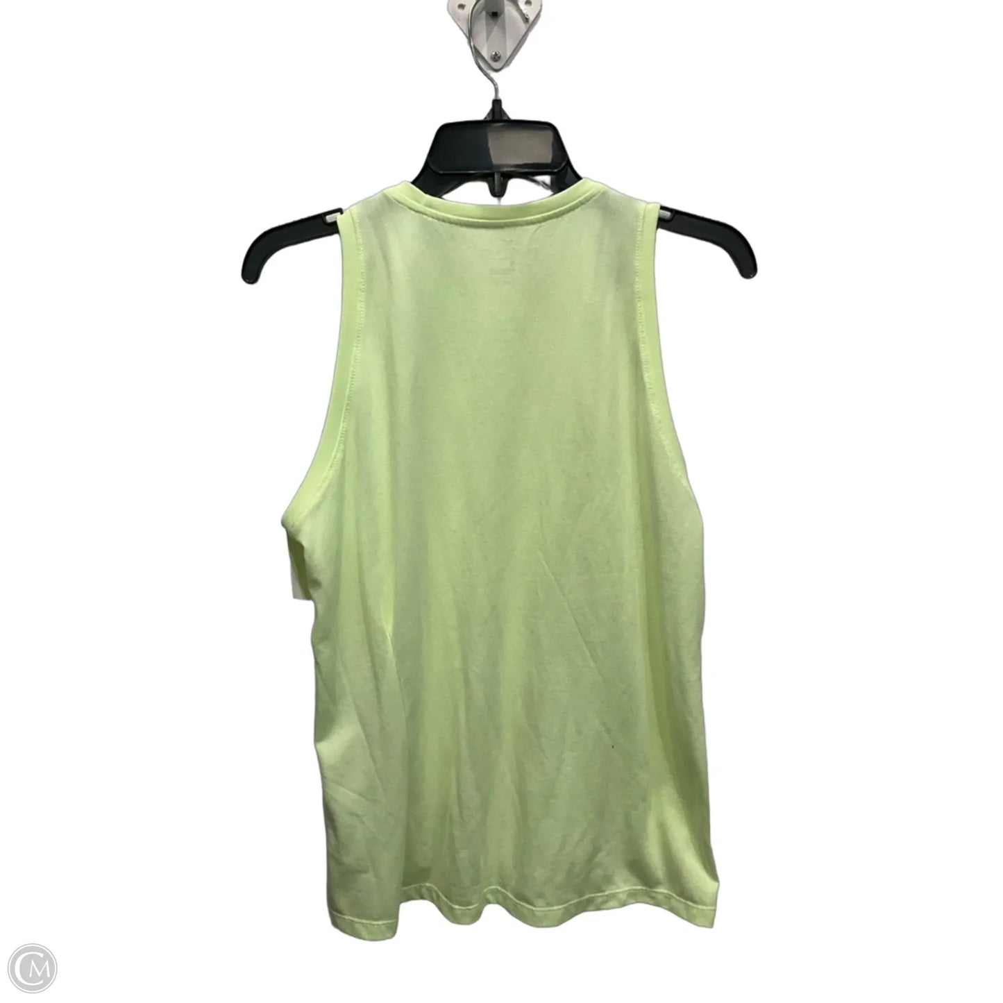 Athletic Tank Top By Nike In Yellow, Size: L