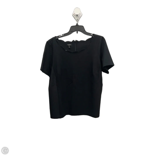 Top Short Sleeve By Talbots In Black, Size: 2x