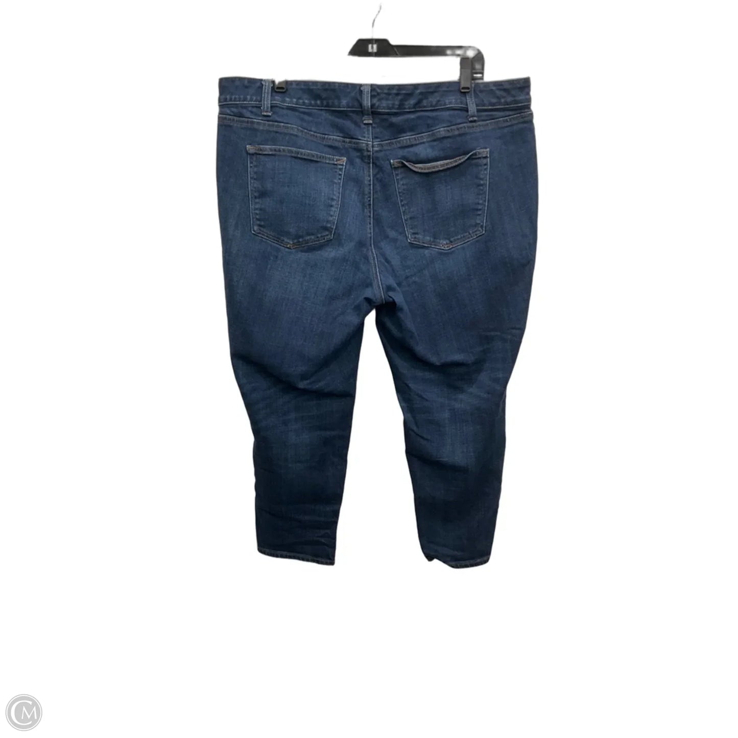 Jeans Cropped By Talbots In Blue Denim, Size: 18