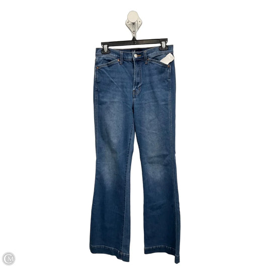 Jeans Flared By Gap In Blue Denim, Size: 4