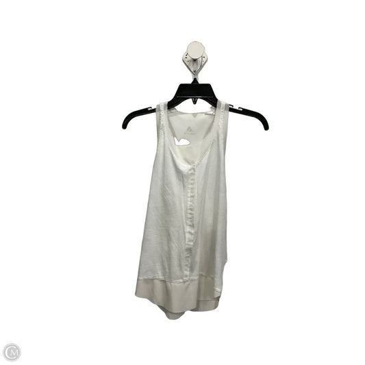Athletic Tank Top By Adidas In Ivory, Size: S