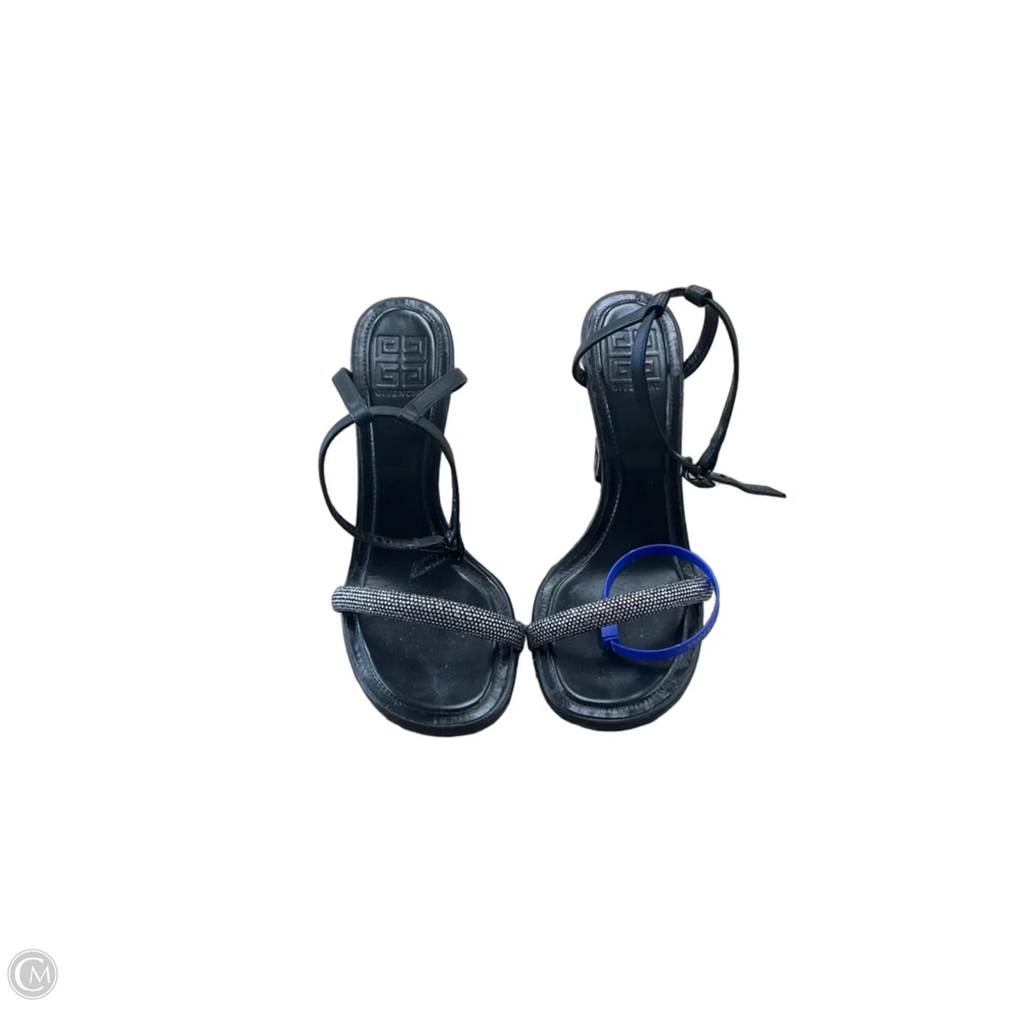 Sandals Luxury Designer By Givenchy In Black, Size: 7.5