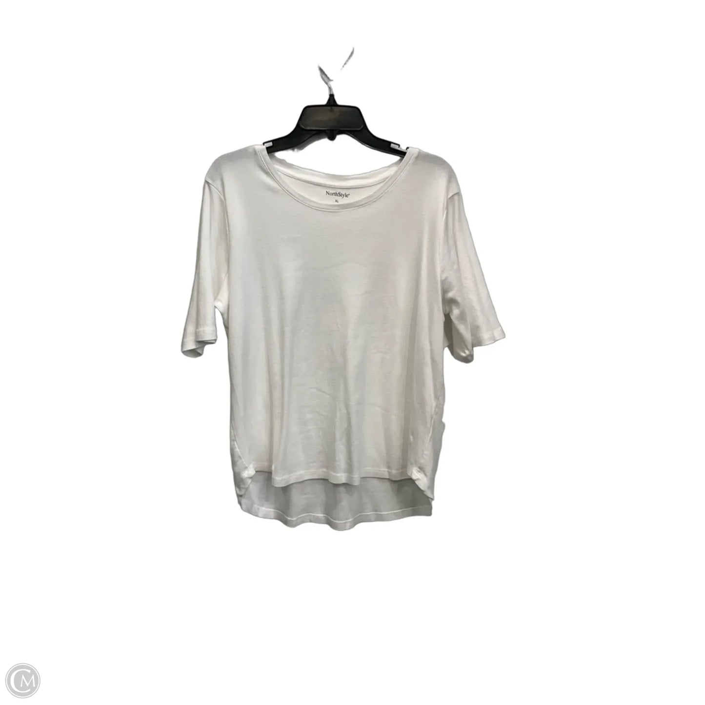 Top Short Sleeve Basic By Northstyle In White, Size: Xl