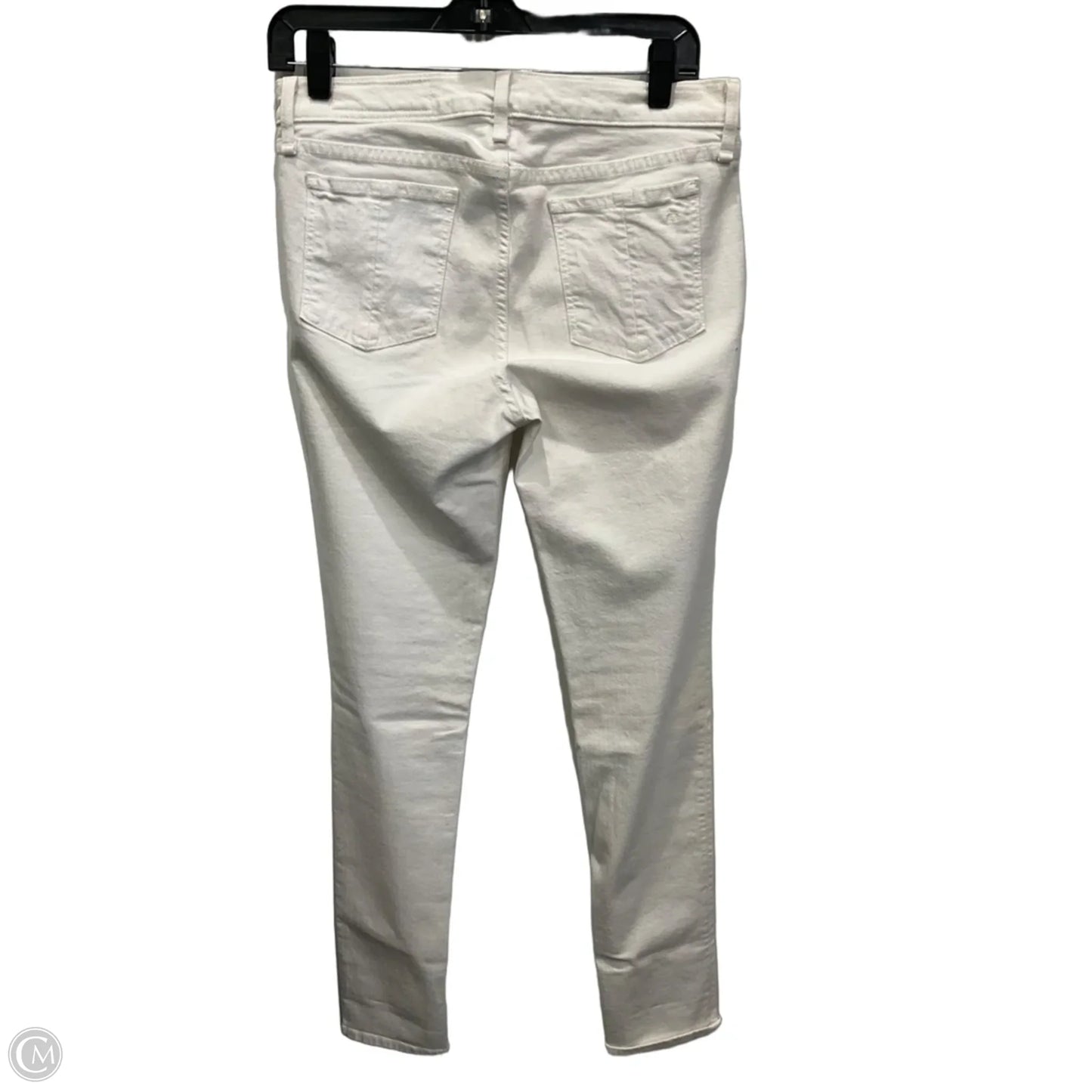 Jeans Skinny By Rag And Bone In White Denim, Size: 8