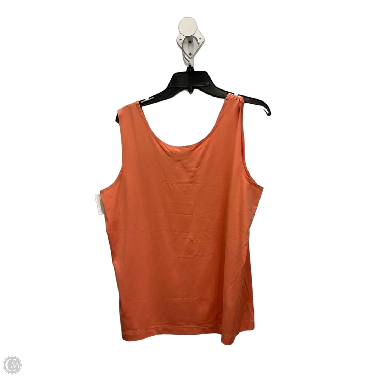Top Sleeveless Basic By Chicos In Peach, Size: Xl