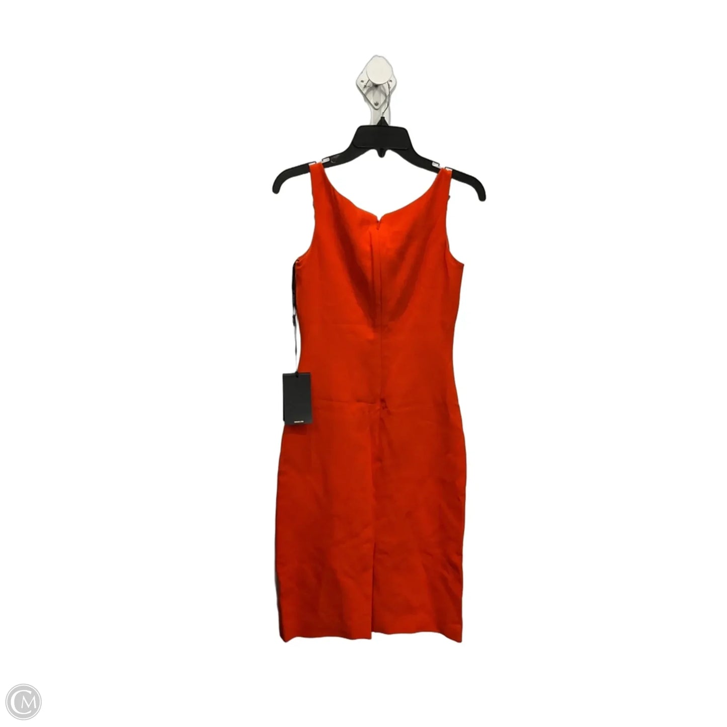 Dress Luxury Designer By Versace In Orange, Size: S