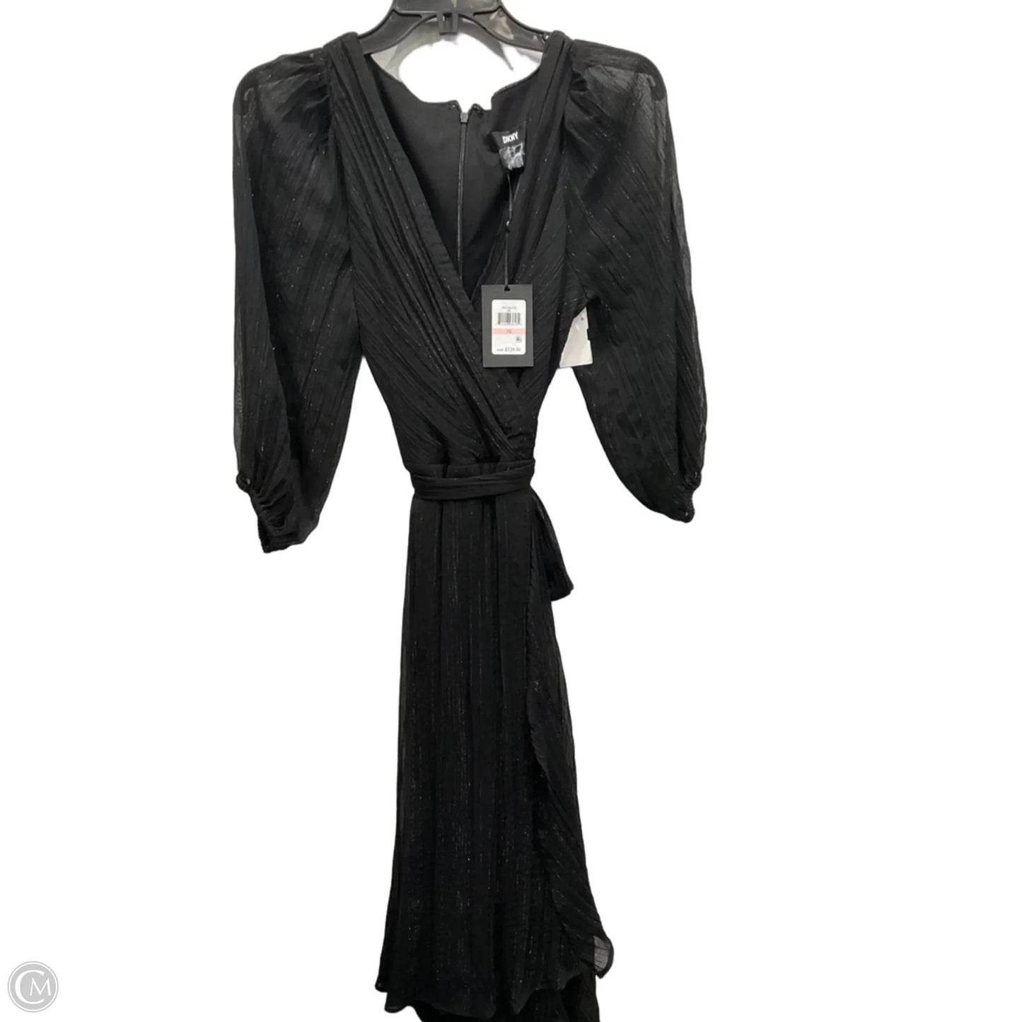 Dress Party Midi By Dkny In Black, Size: M